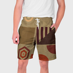 Мужские шорты Геометрические фигуры 2025