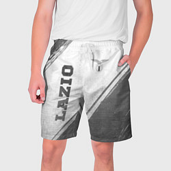 Шорты на шнурке мужские Lazio - white gradient вертикально, цвет: 3D-принт