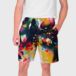 Шорты на шнурке мужские Глубокая абстракция, цвет: 3D-принт