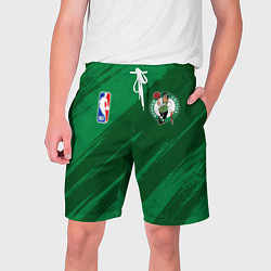 Шорты на шнурке мужские Boston Celtics NBA basketball, цвет: 3D-принт