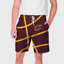 Шорты на шнурке мужские Кливленд Кавальерс НБА, цвет: 3D-принт