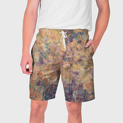 Мужские шорты Абстракция - pink marble with blue flecks