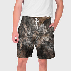 Мужские шорты Абстракция - brown darkness