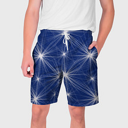 Мужские шорты Звезды на синем фоне