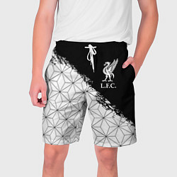 Мужские шорты Liverpool краски текстура геометрия