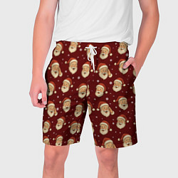Мужские шорты Паттерн с Сантой