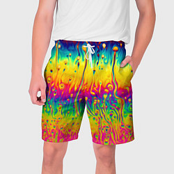 Шорты на шнурке мужские Tie dye, цвет: 3D-принт