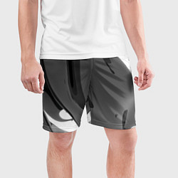 Шорты спортивные мужские Краска, цвет: 3D-принт — фото 2