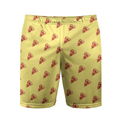 Шорты спортивные мужские Рай пиццы, цвет: 3D-принт