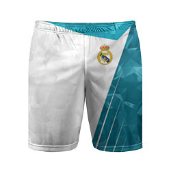 Шорты спортивные мужские FC Real Madrid: Abstract, цвет: 3D-принт