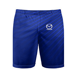 Шорты спортивные мужские Mazda: Blue Sport, цвет: 3D-принт