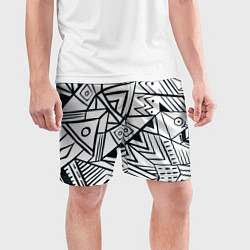 Шорты спортивные мужские Boho Style, цвет: 3D-принт — фото 2