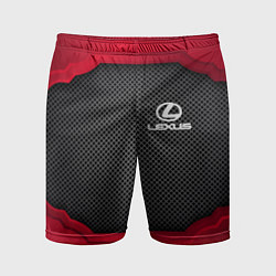Шорты спортивные мужские LEXUS SPORT, цвет: 3D-принт