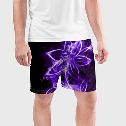 Шорты спортивные мужские Цветок Тьмы, цвет: 3D-принт — фото 2