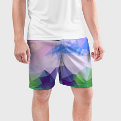 Шорты спортивные мужские ЦВЕТА, цвет: 3D-принт — фото 2