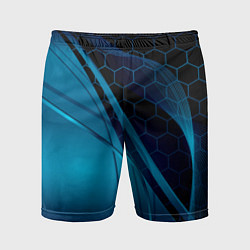 Мужские спортивные шорты ABSTRACT BLUE