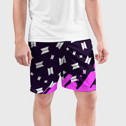Шорты спортивные мужские BTS БТС, цвет: 3D-принт — фото 2