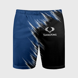 Шорты спортивные мужские SSANGYONG, цвет: 3D-принт
