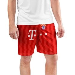 Шорты спортивные мужские FC Bayern Munchen униформа, цвет: 3D-принт — фото 2