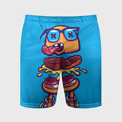 Шорты спортивные мужские Чудик, цвет: 3D-принт
