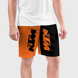 Шорты спортивные мужские KTM КТМ Z, цвет: 3D-принт — фото 2