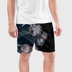 Шорты спортивные мужские Медузы, цвет: 3D-принт — фото 2
