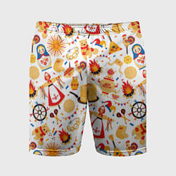 Мужские спортивные шорты Славянская символика