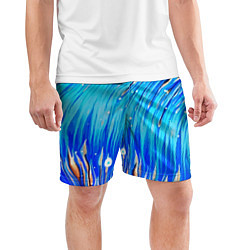 Шорты спортивные мужские Морские водоросли!, цвет: 3D-принт — фото 2