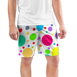 Шорты спортивные мужские Polka dot, цвет: 3D-принт — фото 2