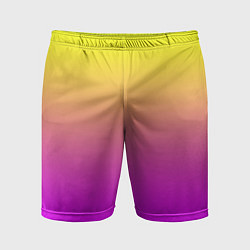Шорты спортивные мужские Яркий рассвет, цвет: 3D-принт
