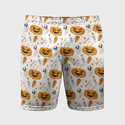 Шорты спортивные мужские Patern Halloween 22, цвет: 3D-принт