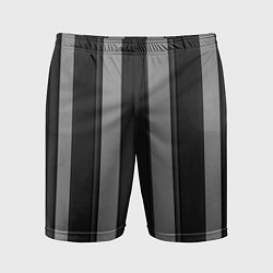 Шорты спортивные мужские Ретро полосы, цвет: 3D-принт