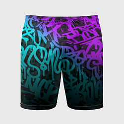 Мужские спортивные шорты НЕОНОВОЕ ГРАФФИТИ NEON