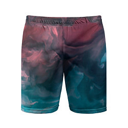 Шорты спортивные мужские Туманная вода, цвет: 3D-принт