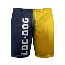 Шорты спортивные мужские LOC-DOG - Краска, цвет: 3D-принт