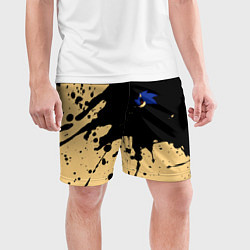 Шорты спортивные мужские CОНИК ЭКЗЕ Брызги, цвет: 3D-принт — фото 2