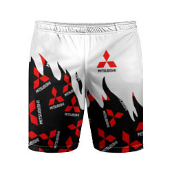 Мужские спортивные шорты Mitsubishi - Fire Pattern