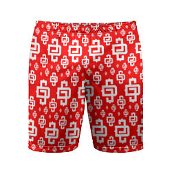 Мужские спортивные шорты Red Pattern Dope Camo Dope Street Market Спина