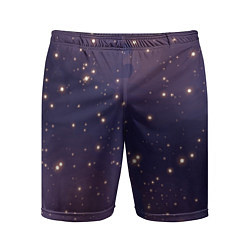 Мужские спортивные шорты Звездное ночное небо Галактика Космос