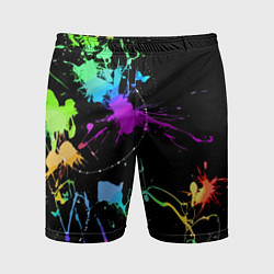 Шорты спортивные мужские Neon vanguard fashion pattern, цвет: 3D-принт