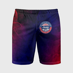Шорты спортивные мужские JEEP - Пламя, цвет: 3D-принт