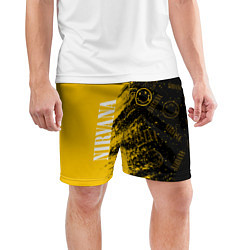 Шорты спортивные мужские Nirvana Паттерн, цвет: 3D-принт — фото 2