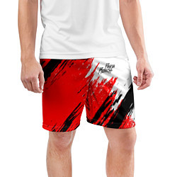 Шорты спортивные мужские Papa roach RBW Grunge Mini Logo, цвет: 3D-принт — фото 2
