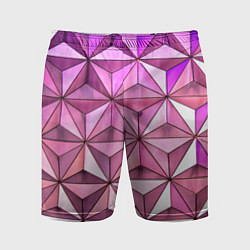 Шорты спортивные мужские Треугольная стена, цвет: 3D-принт