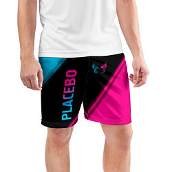 Шорты спортивные мужские Placebo Neon Gradient, цвет: 3D-принт — фото 2