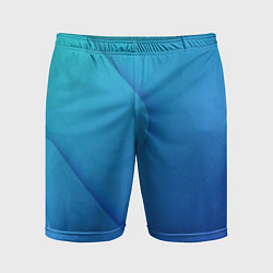 Мужские спортивные шорты Голубой градиент