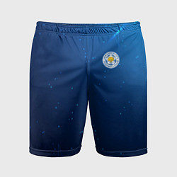 Мужские спортивные шорты Сборная Уругвая синяя абстракция