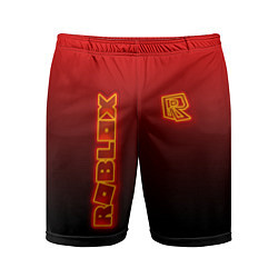 Мужские спортивные шорты Roblox светящийся логотип