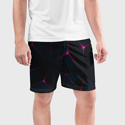 Шорты спортивные мужские Розовое созвездие, цвет: 3D-принт — фото 2