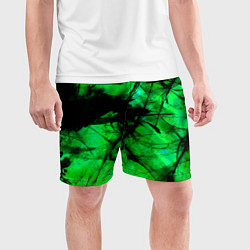 Шорты спортивные мужские Зеленый фантом, цвет: 3D-принт — фото 2